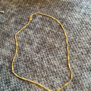 Monet gold necklace